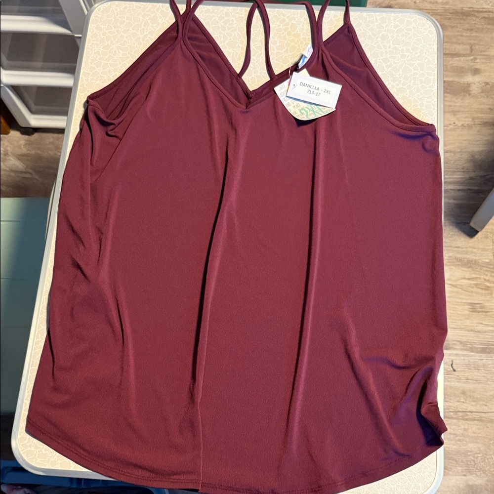 LuLaRoe Maroon Camisole Top